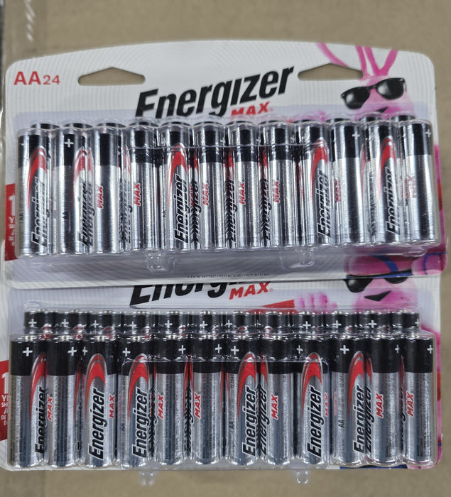 LOT OF 2!!!! Energizer MAX AA Alkaline Batteries - 24 Pack -EXP 12/2040