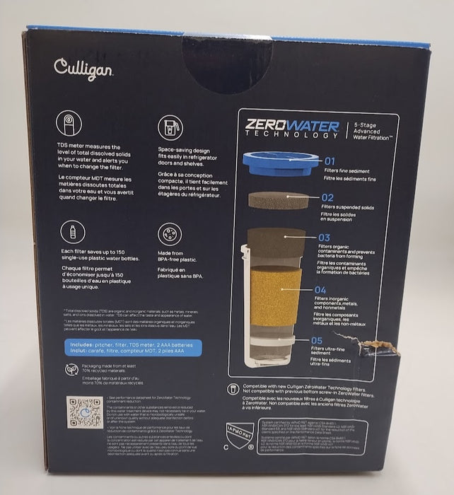 Culligan with ZeroWater Technology 7 Cup Dispenser SEE DETAILS