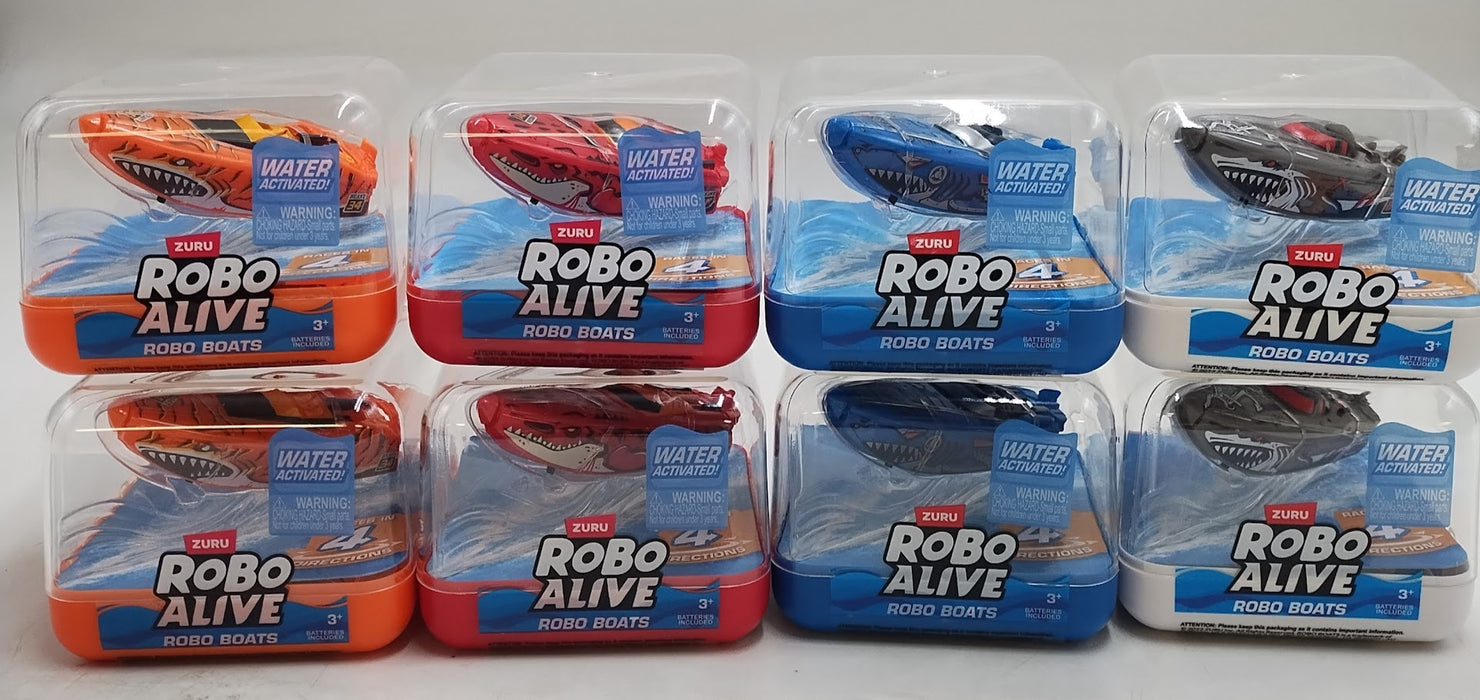 8 PACK Robo Alive Tiger Shark Robotic Boat