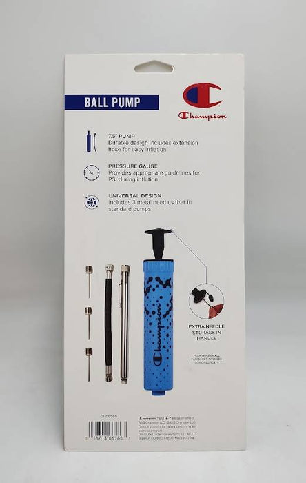 Champion Ball Pump - Blue