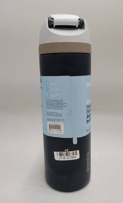 Owala 24oz FreeSip Stainless Steel Water Bottle - Navy Nights READ DESCRIPTION