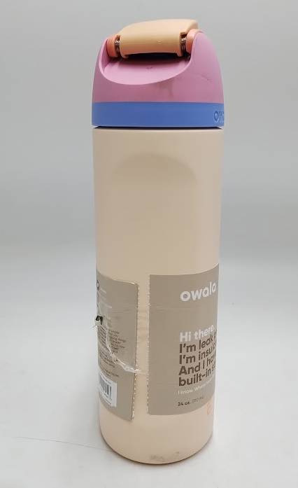 Owala FreeSip 24oz Stainless Steel Water Bottle - Sandy Shores READ DESCRIPTION