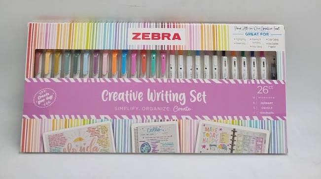 Zebra 26ct Creative Writing Set Artist Markers Gifting