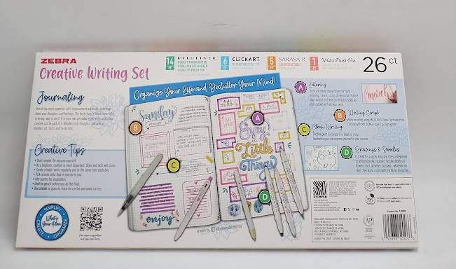Zebra 26ct Creative Writing Set Artist Markers Gifting