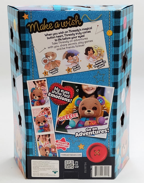 Thready Bear: Interactive Fabric Teddy *SEE DETAILS*