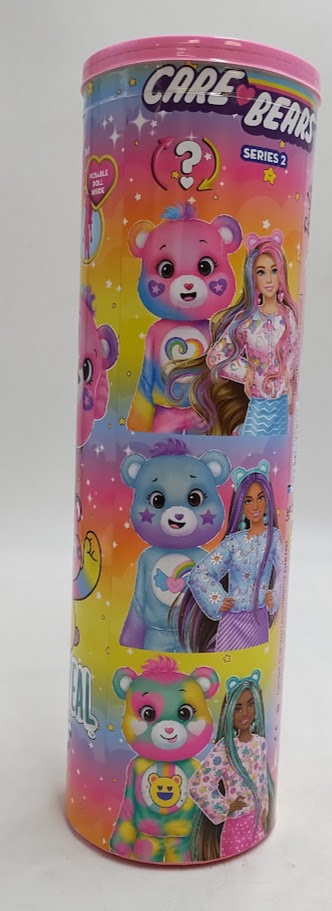 Barbie Cutie Reveal Care Bears Doll & Accessories, Series 2 Togetherness Bear with 10 Surprises