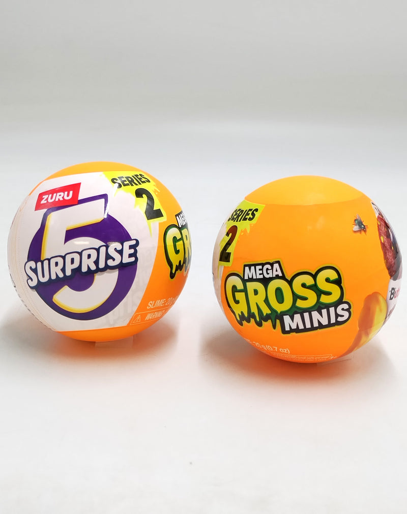 LOT OF 2!!!  Zuru "5 Surprise" Mega Gross Series 2 Mini Figures