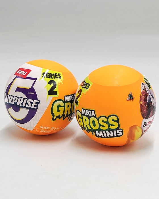 LOT of 2: Zuru "5 Surprise" Mega Gross Series 2 Mini Figures