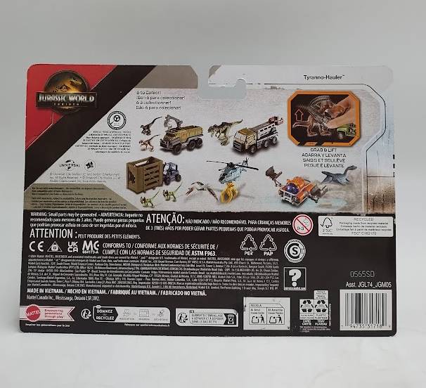 Matchbox Jurassic World Rebirth Dino Transporter TYRANNO-HAULER