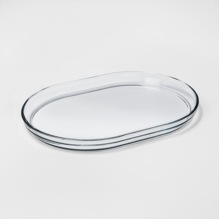15"x11" Rectangular Glass Serving Platter - Project 62