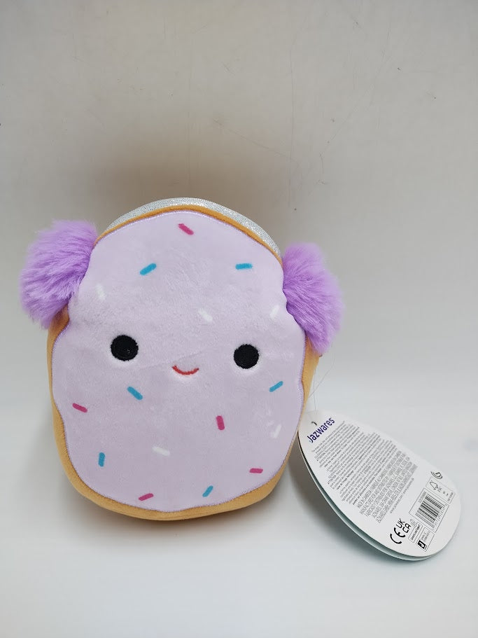 Squishmallows Vance the Creme Filled Donut with Ear Muffs 5 Inch Scented