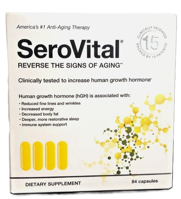 2 PACK!!! SeroVital REVERSE THE SIGNS OF AGING 84 ct EXP 01/2026