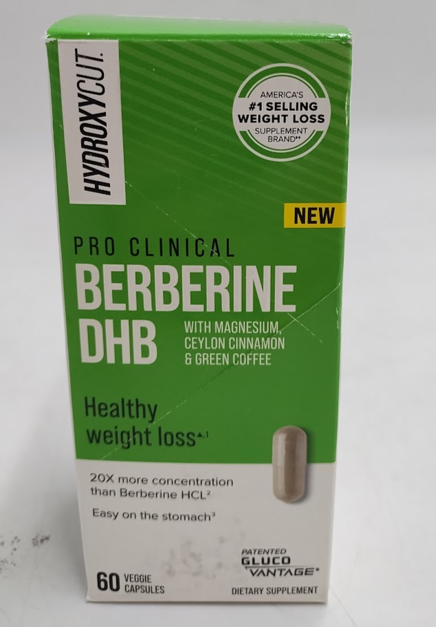 Hydroxycut Clinical Berberine DHB60 Capsules - Enhanced Absorption - 30 Servings EXP: 07/2027  AFTER