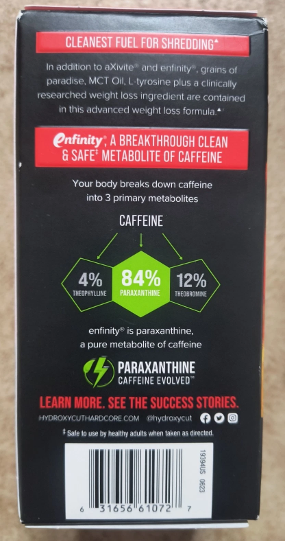 Hydroxycut, Dietary Supplement Hardcore Liquid Heat, 60Ct EXP: 11/27