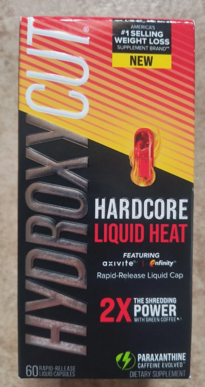 Hydroxycut, Dietary Supplement Hardcore Liquid Heat, 60Ct EXP: 11/27