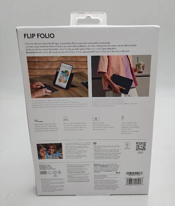 Logitech 11" Flip Folio for iPad Pro and Air