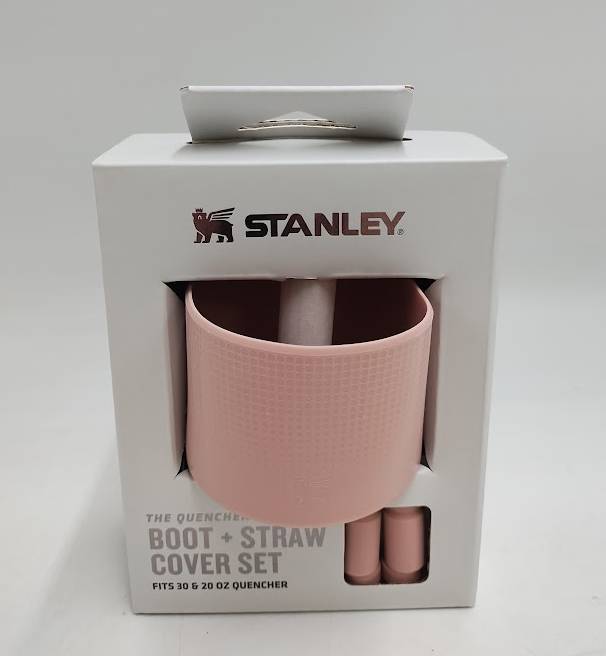 Stanley 30 oz Quencher Tumbler Boot with Straw Cover Pink Dust