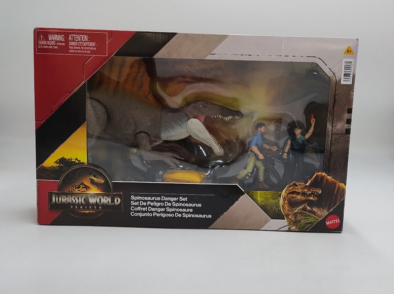 Jurassic World Rebirth Storypack with Exclusive Spinosaurus and 2 Figures