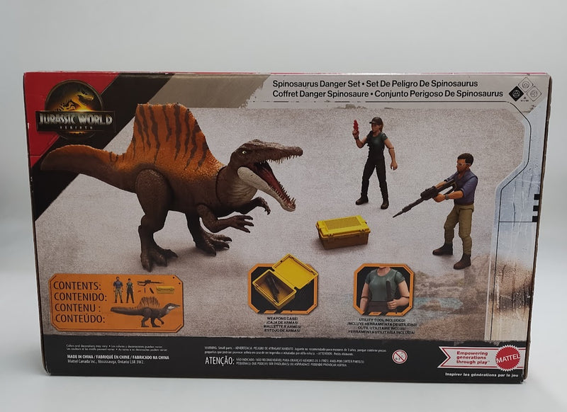 Jurassic World Rebirth Storypack with Exclusive Spinosaurus and 2 Figures