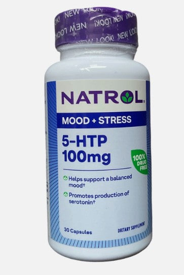 Natrol Dietary Supplements 5-Htp 100 mg Capsule 30ct EXP 06/27+