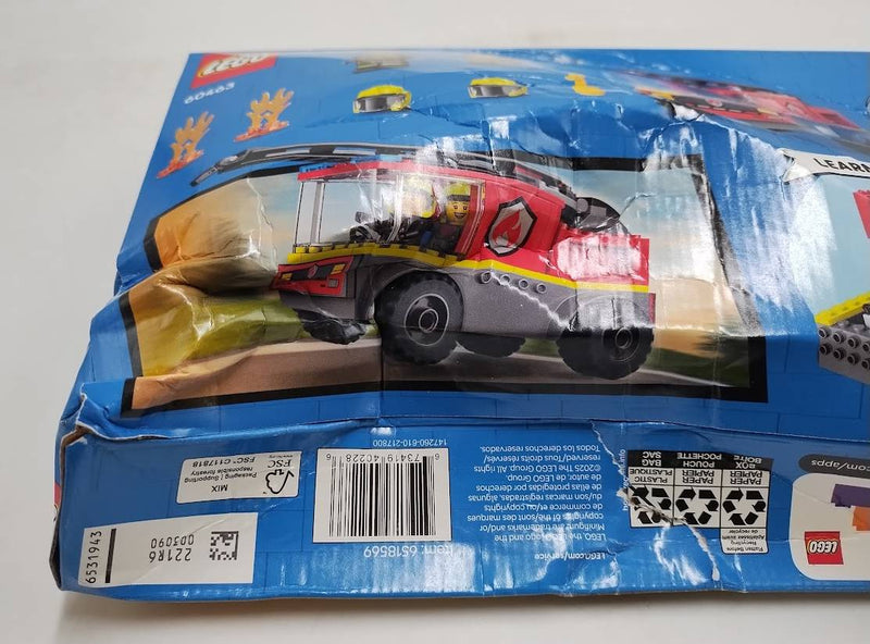 LEGO City Fire Ladder Truck Toddler 60463 SEE DETAILS