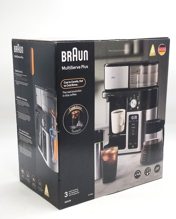 Braun MultiServe Plus 10Cup Drip Coffee Maker / Hot & Cold Brew SEE DETAILS