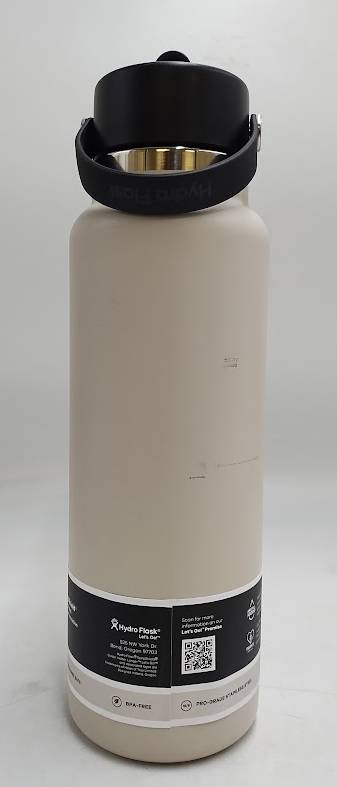 Hydro Flask 40oz Wide Mouth Flex Straw Bottle - Oat READ DESCRIPTION