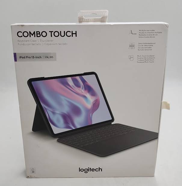 Logitech Combo Touch Keyboard Case for Apple iPad Pro 13-inch (M4,M5) OPEN BOX
