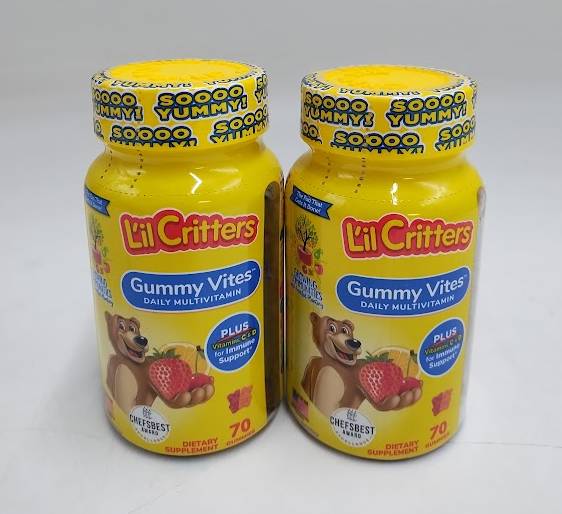2 PACK !! L'il Critters Gummy Vites Complete Multivitamin Gummies - EXP:03/2026