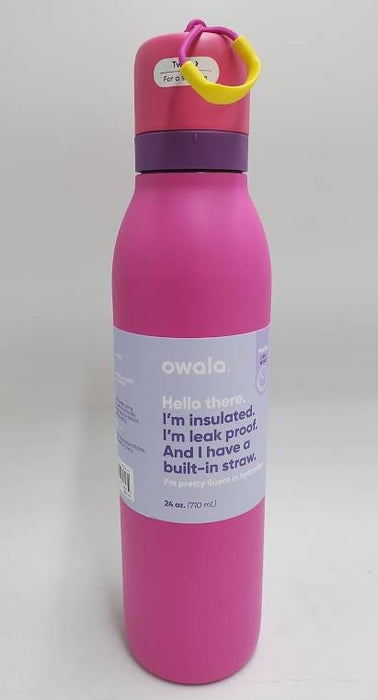 Owala Special Edition 24oz FreeSip TWIST- Shocking Grape READ DESCRIPTION