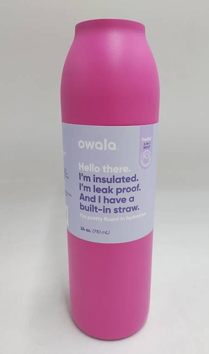Owala Special Edition 24oz FreeSip TWIST - Shocking Grape READ DESCRIPTION