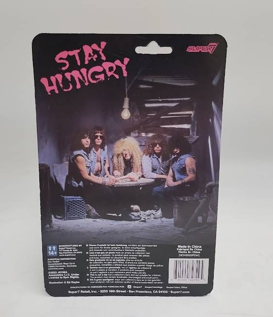 Super 7 ReAction Twisted Sister Dee Snider Figure SEE DETAILS