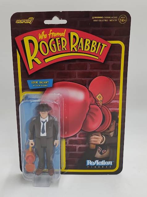 Super 7 Who Framed Roger Rabbit ReAction Eddie Valiant Action Figure SEE DETAILS