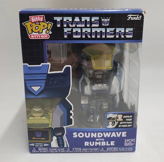 Funko Bitty POP! Bots: TR Soundwave Figure VOLTRON W/ SHIRO - SEE DETAILS