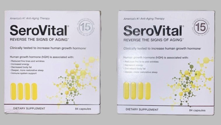 2 PACK!!! SeroVital REVERSE THE SIGNS OF AGING 84 ct EXP 01/2026