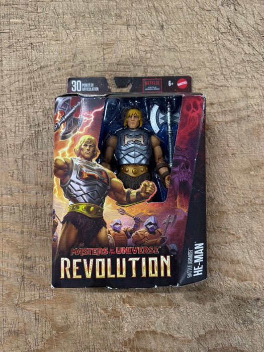 Masters of the Universe: Revolution He-Man Battle Armor Action Figure SEE DETAIL