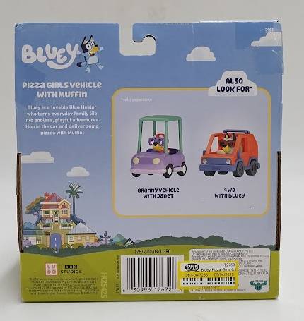 Bluey Pizza Girls & Muffin Doll Playset - 2pk