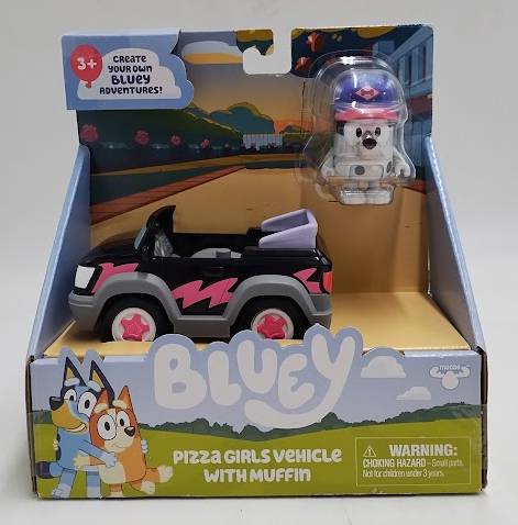 Bluey Pizza Girls & Muffin Doll Playset - 2pk