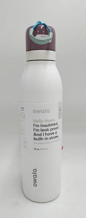 Owala 24oz FreeSip Twist Stainless Steel Water Bottle - Sleek READ DESCRIPTION