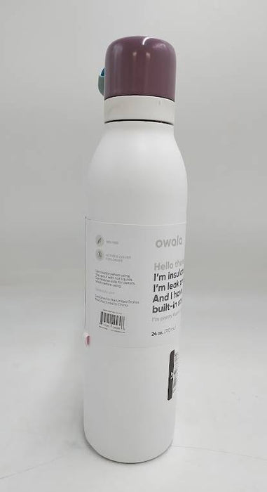 Owala 24oz FreeSip Twist Stainless Steel Water Bottle - Sleek READ DESCRIPTION