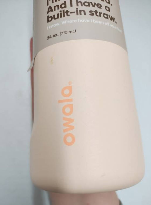 Owala FreeSip 24oz Stainless Steel Water Bottle - Sandy Shores READ DESCRIPTION
