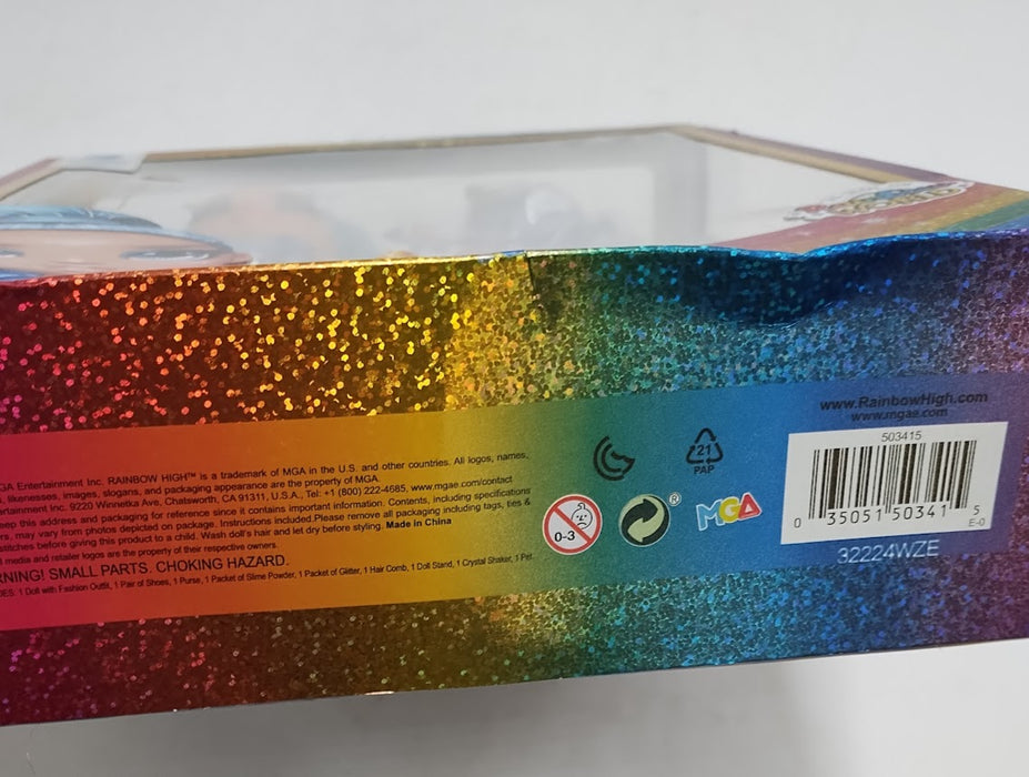 Rainbow High Skyler Blue with Slime Kit & Pet 11'' Shimmer Doll SEE DETAILS