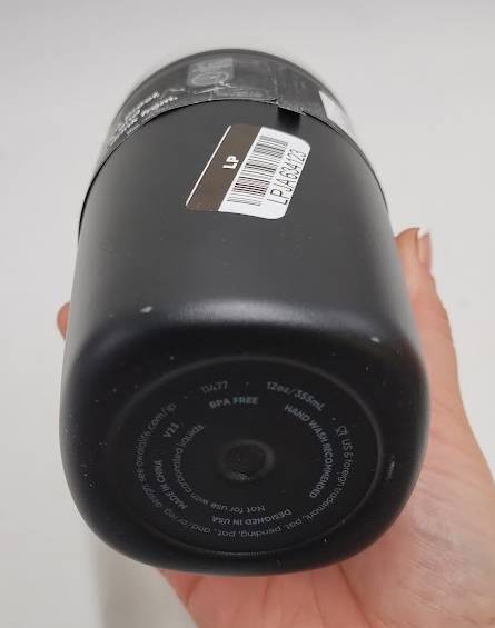 Owala 12oz SmoothSip Slider Coffee Tumbler - Black READ DESCRIPTION