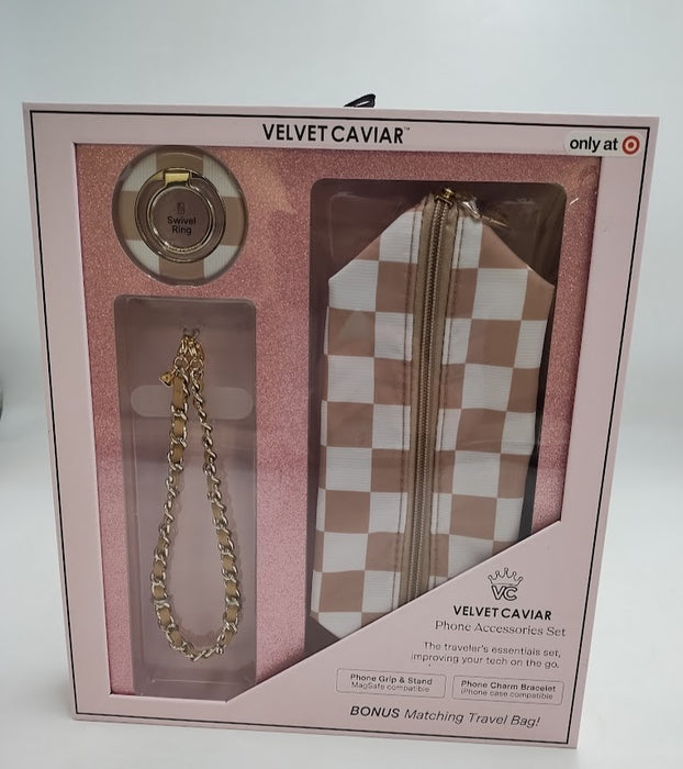 VELVET CAVIAR Phone Accessories Set - Nude Vibe Check: Cell Phone Charms