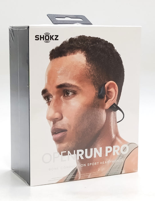 Shokz OpenRun Pro Bluetooth Wireless Headphones - Black (S810-ST-BK-US): Open-Ear, Sweat-Resistant