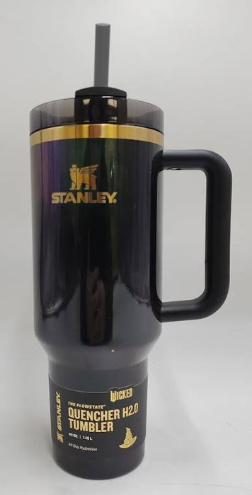 Stanley 40 oz Stainless Steel H2.0 Flowstate Tumbler Elphaba - READ DESCRIPTION