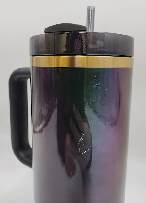 Stanley 40 oz Stainless Steel H2.0 Flowstate Tumbler Elphaba - READ DESCRIPTION