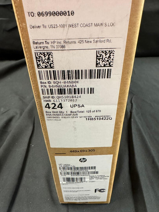 HP 14” HD Laptop, Intel Processor N150, 4GB RAM 128GB UFS, Windows 11 SEE DETAILS