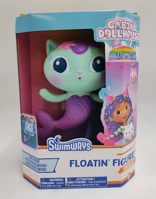 Swimways Gabby's Dollhouse Pool Floatin' Figures - Mercat