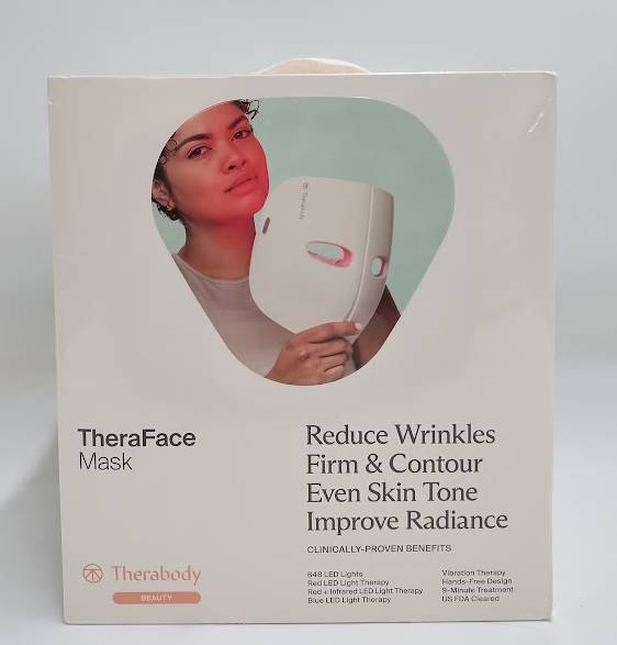 Therabody TheraFace Mask Advanced Clinically Proven LED Light Mask With Massage